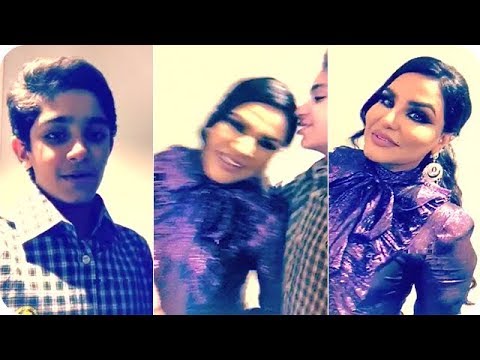 شاهد الفنانة أحلام مع ابنها فاهد بعد حفلتها الأخيرة في لندن