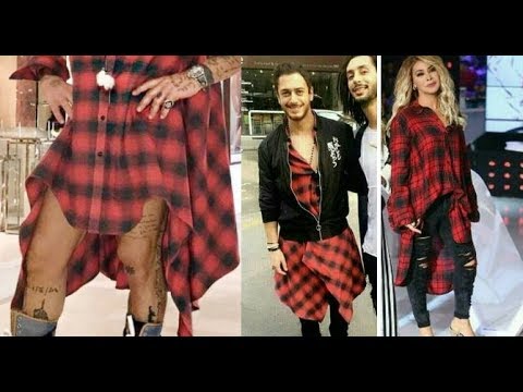 شاهد سعد المجرد يلبس فستانًا نسائيًا أحمر ارتدته نوال الزغبي من قبل 