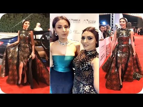 مريم حسين تتألق بإطلالة فاخرة في مهرجان دبي السينمائي 2017