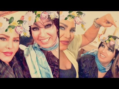 شاهد أحلام تحتفل بعيد ميلاد الفنانة أنغام بحضور فيفي عبده