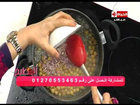 طريقة إعداد أرز أسباني بالحمص